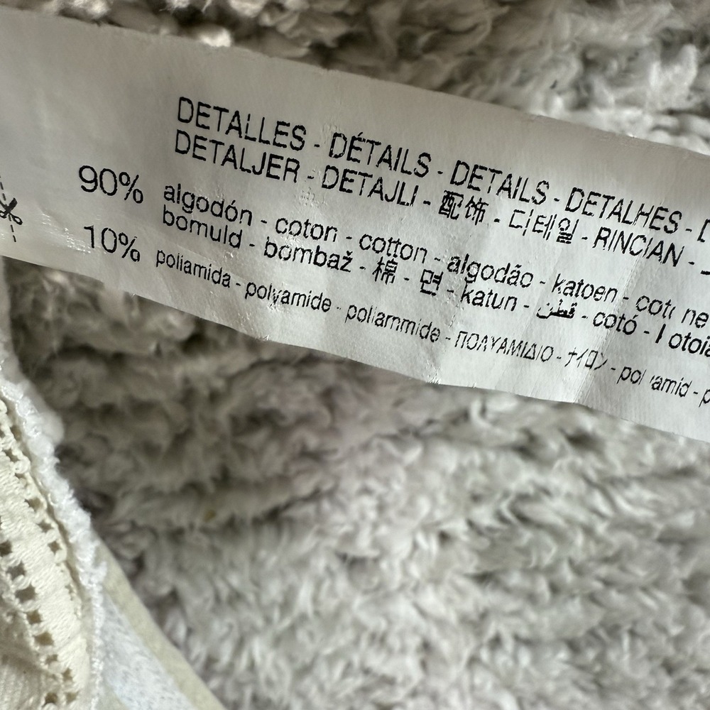 ZARA Midi Dress Women's Small Multicolor Striped Boho Peasant - Picture 5 of 7